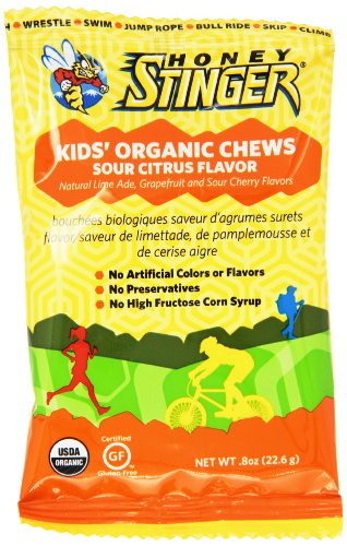Honey Stinger Kids Chews, Sour Citrus, 0.8 Ounce (Pack of 5) logo