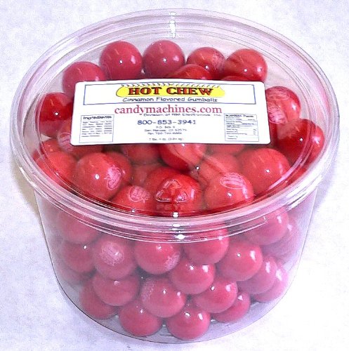 Hot Chew Cinnamon – Tub Of Gumballs logo