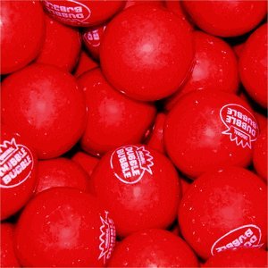 Hot Chew Dubble Bubble Gumballs 1 5lb logo