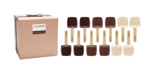 Hot Chocolate On A Stick – 12 Pack Variety Gift Box – Dark, Milk, Vanilla White Chocolate logo
