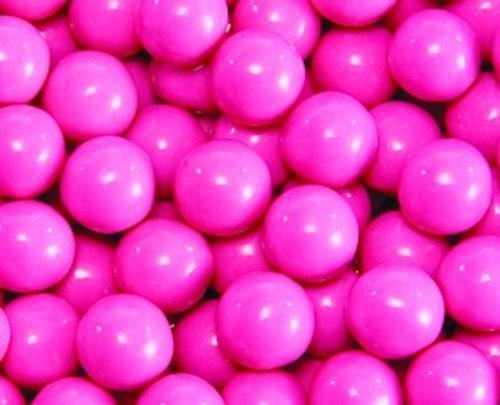 Hot Pink Sixlets Candy 5lb Bag (bulk) logo