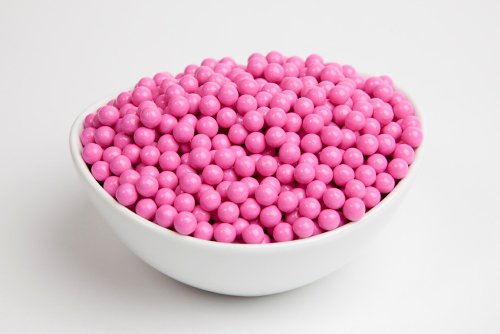Hot Pink Sugar Candy Beads (10 Pound Case) logo