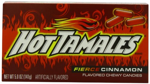 Hot Tamales Candy, Cinnamon, 5 Ounce (Pack of 12) logo