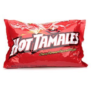 Hot Tamales Chewy Cinnamon Flavored Candies (bulk Bag) 4.5 Lb (quantity Of 3) logo