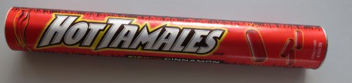 Hot Tamales Fierce Cinnamon Candy Tube and Bank logo