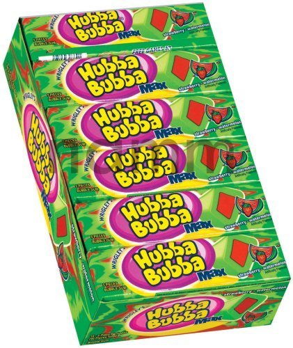 Hubba Bubba Max 18-packs Strawberry-watermelon logo