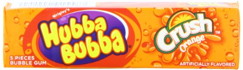 Hubba Bubba Max Gum, Orange Crush, 1.41 Ounce (Pack of 18) logo