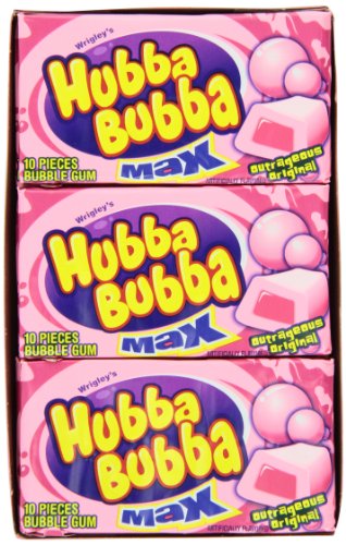 Hubba Bubba Max Gum, Original, 2.82 Ounce (Pack of 9) logo