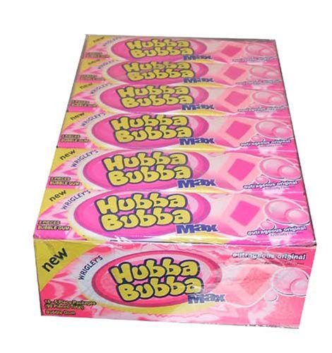 Hubba Bubba Max Outrageous Original Gum (18 Count) logo