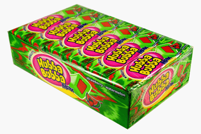 Hubba Bubba Max Strawberry-watermelon Gum 18 Packs logo