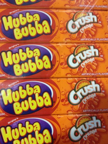 Hubba Bubba Orange Crush, 18-5 Piece Packages, (90 Pieces) logo