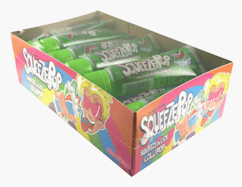 Hubba Bubba Squeeze Pops Sour Liquid Candy 18 Pack logo