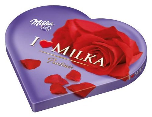 I Love Milka Nougat Pralines In Heart Shape Gift Box ( 185 G ) logo