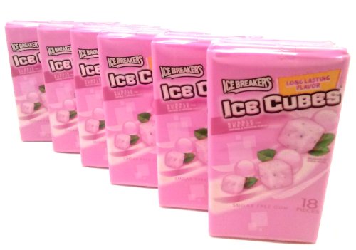 Ice Breakers Ice Cubes Bubble Breeze Sugar Free Gum (Pack of 12) logo