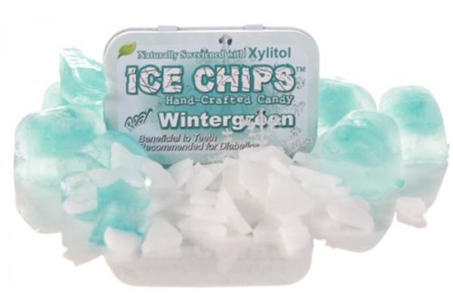 Ice Chips Hand Crafted Candy Tin Wintergreen — 1.76 Oz logo