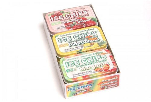 Ice Chips Party Pack – 2 Of Each: Margarita, Strawberry Daiquiri and Pina Colada logo