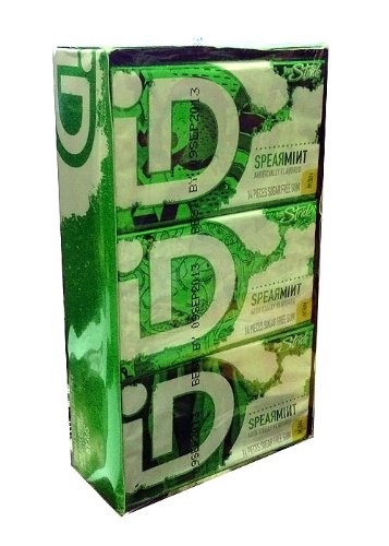 Id Spearmint Sugarfree Gum Nine 14 Piece Packs logo