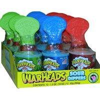 Impact Confections Warheads Sour Dippers 3 Flavors – 12ct Box logo