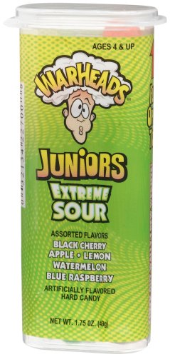 Impact Warheads Juniors Extreme Sour Candy, 1.75 ounce Units (Pack of 18) logo