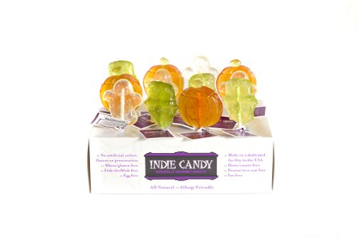 Indie Candy Frankenstein Lollipop, Lime Flavor, 2 ounce (Pack of 6) logo