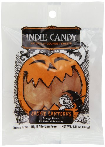 Indie Candy Jack O Lantern Gummi, Orange Flavor, 1.5 ounce (Pack of 12) logo