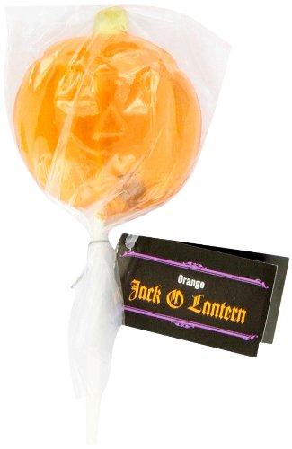 Indie Candy Jack O Lantern Lollipop, Orange Flavor, 2 ounce (Pack of 6) logo