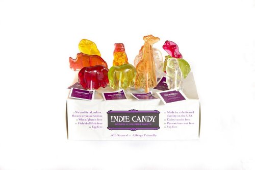 Indie Candy Zoo Animals Lollipop, Assorted Flavors, 2 ounce (Pack of 6) logo