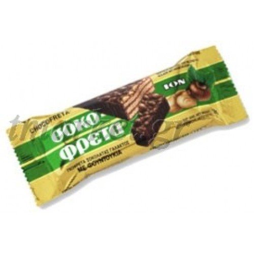 Ion Greek Traditional Chocofreta With Hazelnuts – 20 Bars X 38g logo