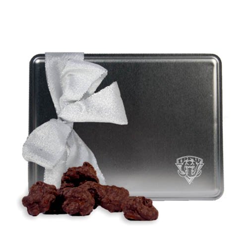 Ipfw Decadent Chocolate Clusters Silver Large Tin ‘ipfw Mastodon Shield Engraved’ logo