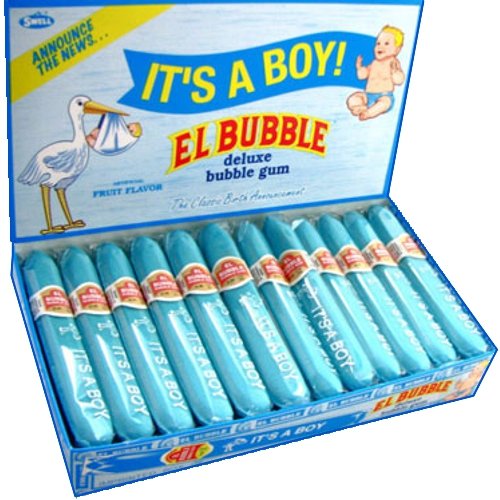It’s A Boy Bubble Gum Cigars – 36 Count Box logo