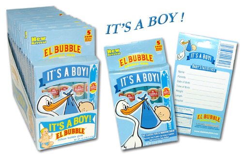 It’s A Boy Bubble Gum Cigars, 5 Count (Pack of 12) logo