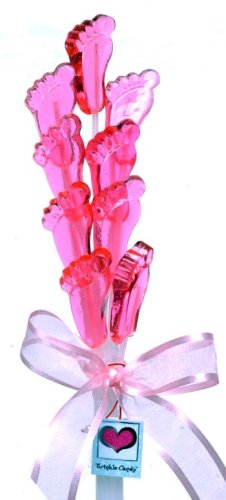 It’s A Girl! Baby Feet Candy Bouquets, Pack of 6 logo