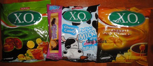 Jack N Jill Flavoured Chewy and Hard Candy X 3 From Thailand logo