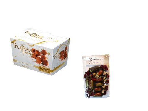 Jacquot-truffe Fantasie-truffle Chocolate (250g)(8.65oz)+ 1 French My World Caramel Filled Chocolate logo