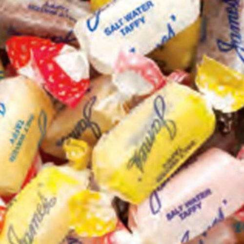 James All Natural Salt Water Taffy 1lb Bag logo