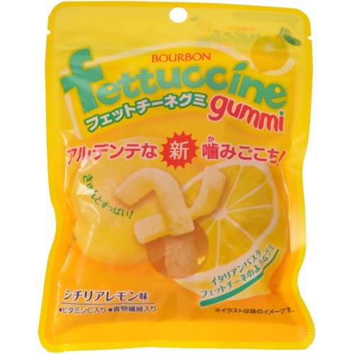 Japan Bourbon Fettuccine Gummy Lemon Japanese Gumi Candy logo