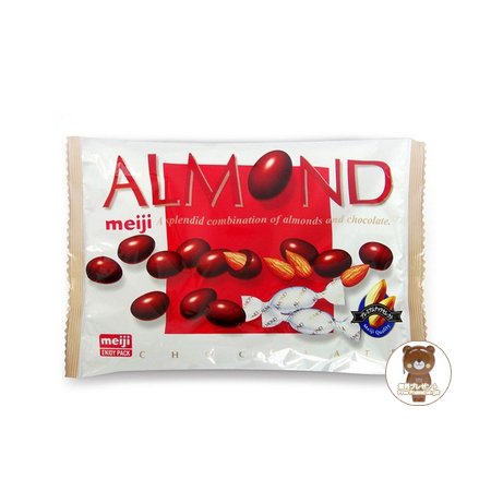 Japanese Chocolate / Japan Choco – Meiji Almond Chocolate Family Bonus Bag (6.63oz) logo