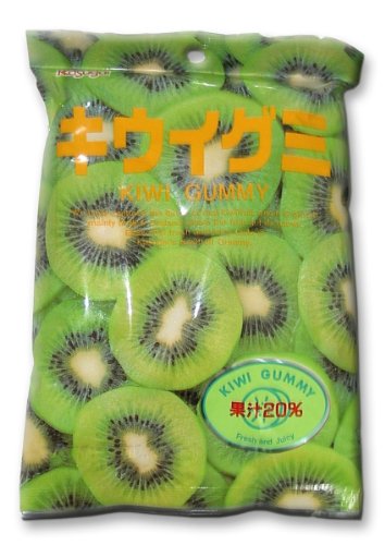 Japanese Fruit Gummy Candy From Kasugai – Kiwi – 107g logo