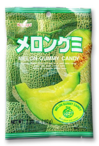 Japanese Fruit Gummy Candy From Kasugai – Melon – 102g logo