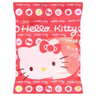 Jelfy : Hello Kitty Gummy With Pineapple Juice Orange, Strawberry Flavor 1.59 Oz. Product Of Thailand (Pack of 3) logo