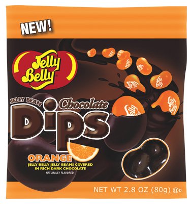 Jelly Bean Orange Choc Dips (Pack of 12) logo