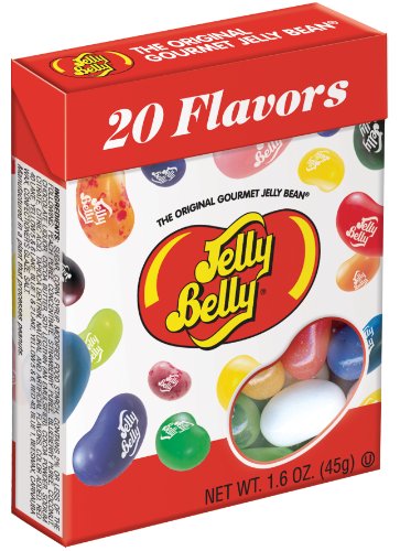 Jelly Belly 20 Assorted Flavors – 1.6 Oz Flip-top Box logo