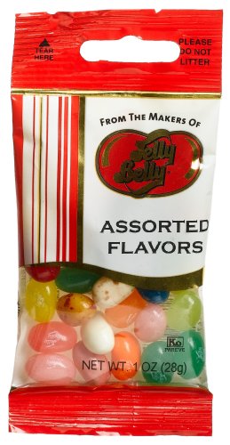 Jelly Belly Assorted Flavors Jelly Beans, 1 ounce Bags (Pack of 36) logo