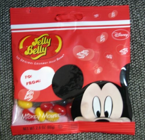 Jelly Belly Candies 66305 Mickey Mouse 2.8oz Bag logo