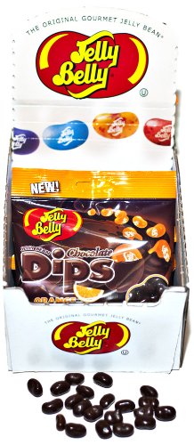 Jelly Belly Chocalate Dips, Orange, 2.8 ounce (Pack of 6) logo