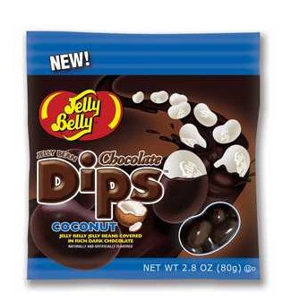 Jelly Belly Chocolate Dips Coconut 2.8 Ounce Bags (Pack of 12) logo