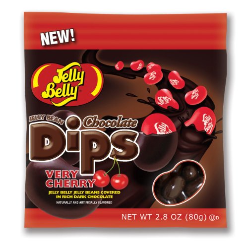 Jelly Belly Chocolate Dips Jelly Bean Very Cherry 2.8 Oz Bag logo