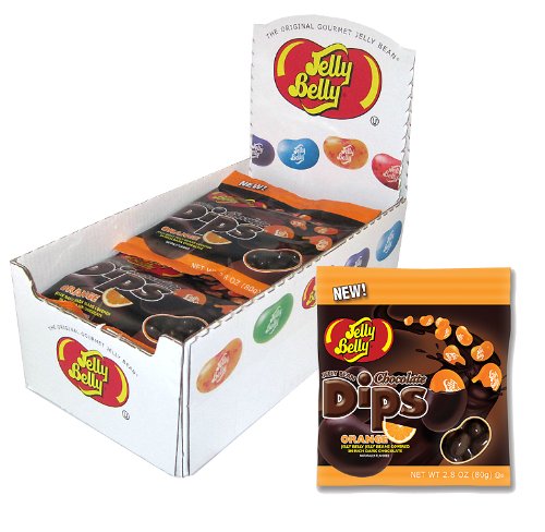 Jelly Belly Chocolate Dips – Orange (Pack of 12) logo