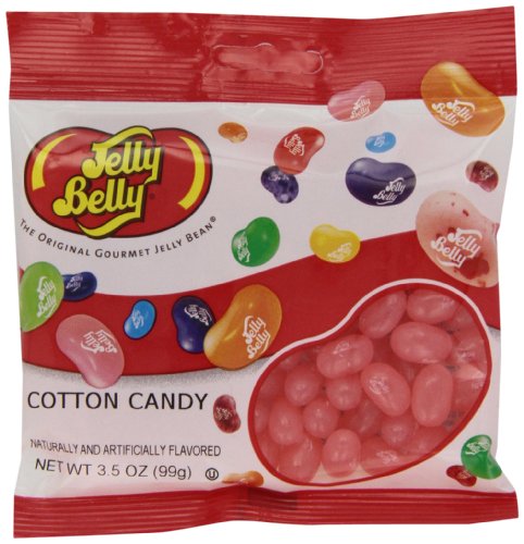 Jelly Belly Cotton Candy Jelly Beans, 3.5 ounce Bags (Pack of 12) logo