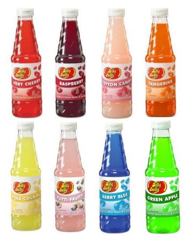 Jelly Belly Flavored Syrups- Multi Flavor 8 Pack logo